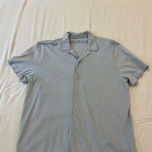Madewell Men's Casual Light Blue Button Down Shirt